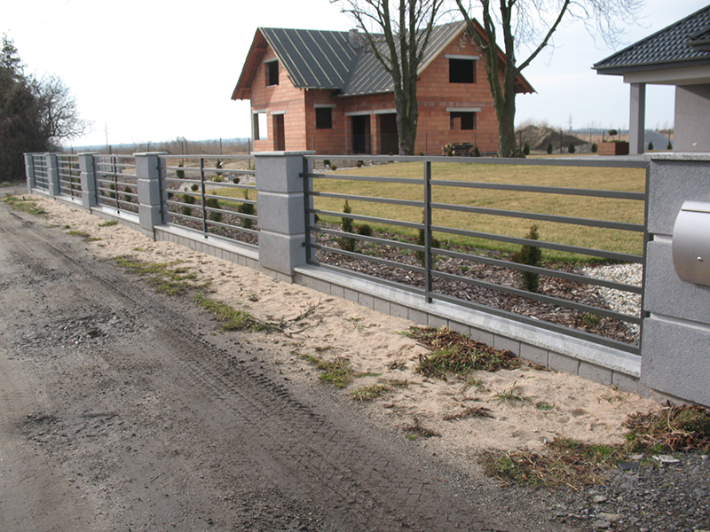 Nowoczesne ogrodzenia betonowe